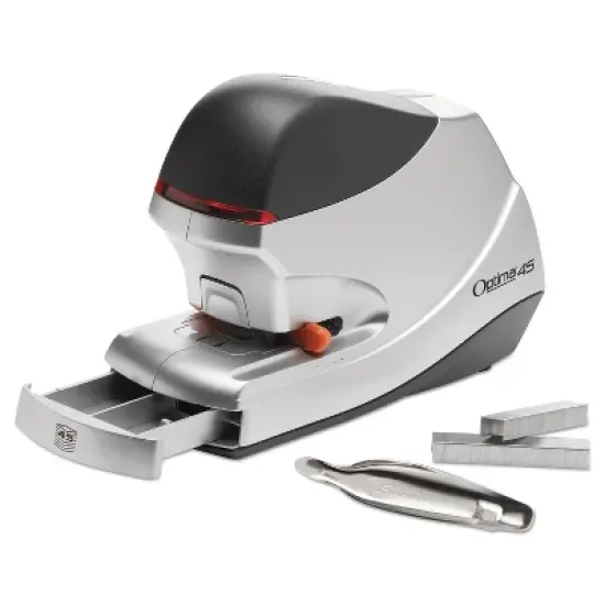 Swingline Optima 45 Electric Stapler 45-Sheet Capacity Silver 48209 image {6}
