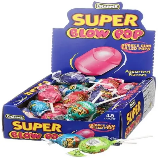 Charms Super Blow Pops Display Box, 48 Count image {4}