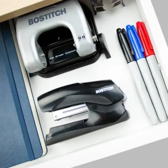 3pk Flat Clinch Stapler 40 Sheet Capacity Black - Bostitch image {7}