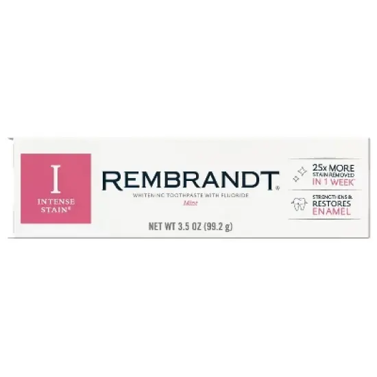 Rembrandt Intense Stain Whitening Toothpaste - Mint image {6}