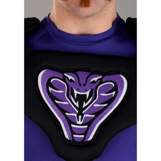 HalloweenCostumes.com Men's Dodgeball Purple Cobras Halloween Costume | Adult Officially Licensed Uniform for Cosplay image {8}