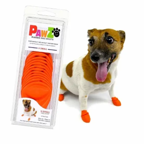 Pawz 12pc Rubber Dog Boots image {2}