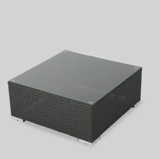 Santa Rosa 9pc All-Weather Wicker Patio Chat Set - Christopher Knight Home image {3}