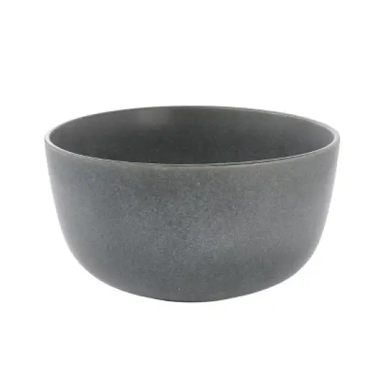 Gibson Our Table Landon 9.2 Inch Stoneware Round High Serving Bowl in Truffle image {4}