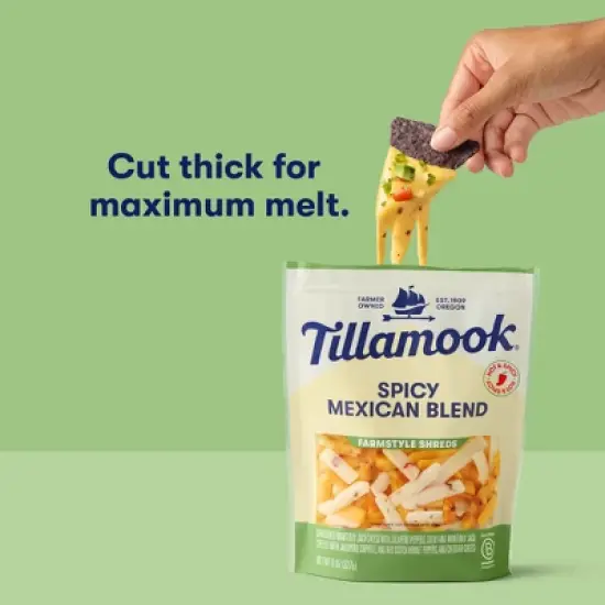 Tillamook Farmstyle Spicy Mexican Blend Shredded Cheese - 8oz image {4}