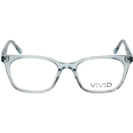 Vivid Designer Reading Blue Light Blocking Eyeglasses 912 Crystal Blue 51 mm image {1}