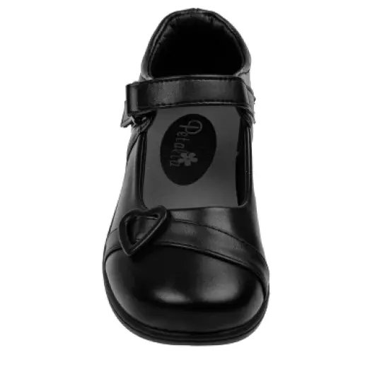 Petalia Girls' Tween Floral Faux leather  Strapped Buckle Accent School Shoes (Big kids) image {3}