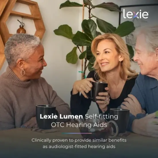 Lexie Lumen - Self-fitting OTC Hearing Aids for Adults and Seniors| Replaceable Batteries, Noise Reduction and Self-Fit Solution image {7}