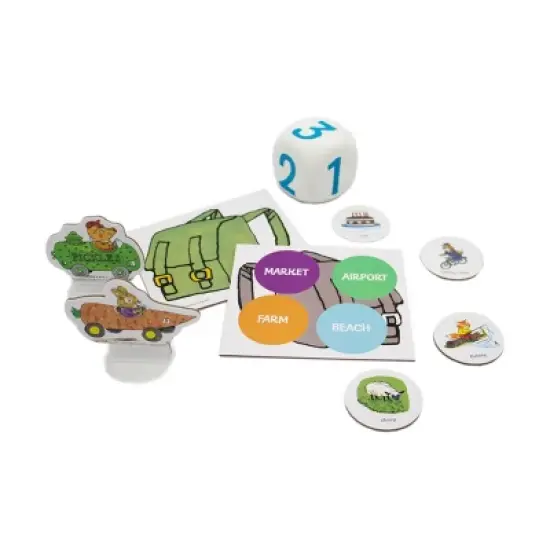 Briarpatch Richard Scarry's Busy Day Game: Educational Board Game for 2-4 Players, Includes Cards and Die image {5}