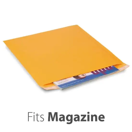 Fosmon #6 Kraft Bubble Mailer 12 x 16 inches, Padded Shipping Envelopes for Book, Magazine, Documents image {2}