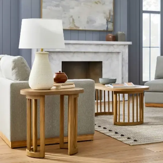 Ceramic Speckled Table Lamp - Threshold&trade; designed with Studio McGee image {1}