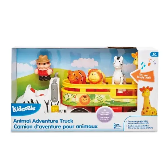 Kidoozie Animal Adventure Truck, Makes Animal Sounds, Includes 4 Poseable Animals, Promotes Language Skills, For Children 12 months and up image {6}