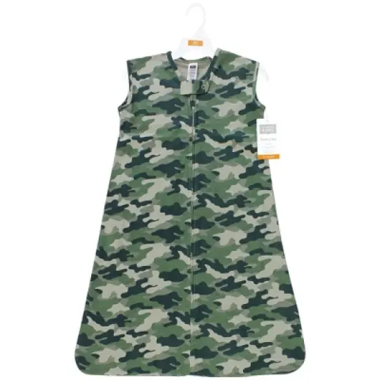 Hudson Baby Cotton Sleeveless Wearable Sleeping Bag, Sack, Blanket, Camo image {1}