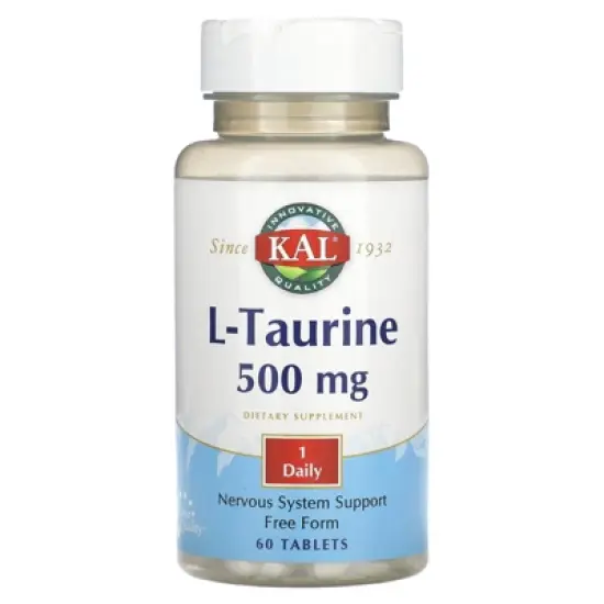 Kal 500 Mg L-Taurine Tablets, 60 Count image {4}
