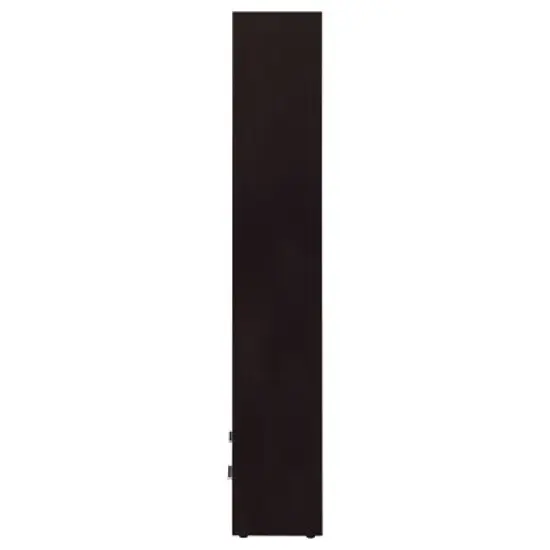 70.75" 4 Shelf Bookcase Cappuccino - Coaster image {4}