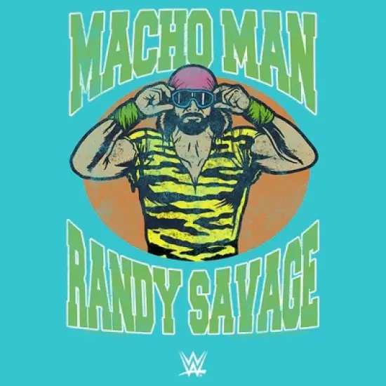 Girl's WWE Macho Man Randy Savage Distressed T-Shirt image {1}