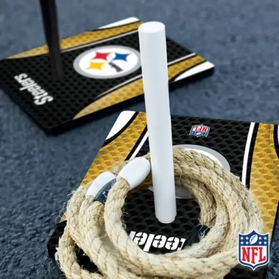NFL Pittsburgh Steelers Solid Wood Quoits Toss Game image {7}