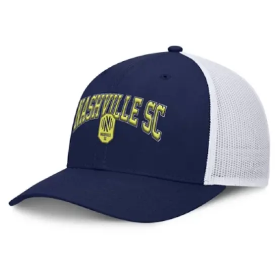 MLS Nashville SC Structured Mesh Back Hat: Cotton, Snap Closure, Tagless Design image {4}