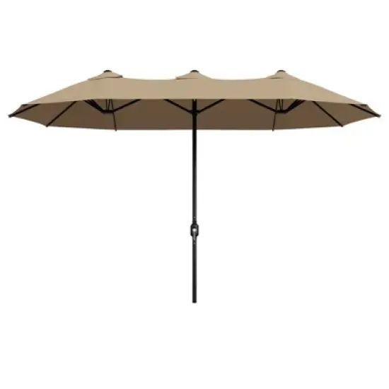 UPTION Double-sided Outdoor Patio Umbrella image {8}