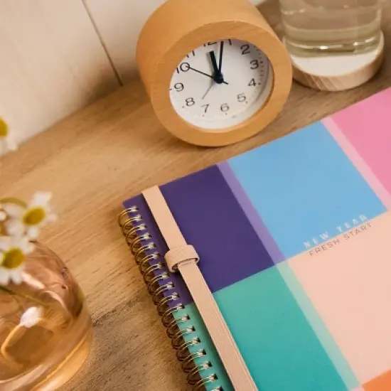 Happy Brands Organized July 2025 - June 2026 Weekly/Monthly Planner 9.37"x11.12" Multicolor Cool Brights image {14}