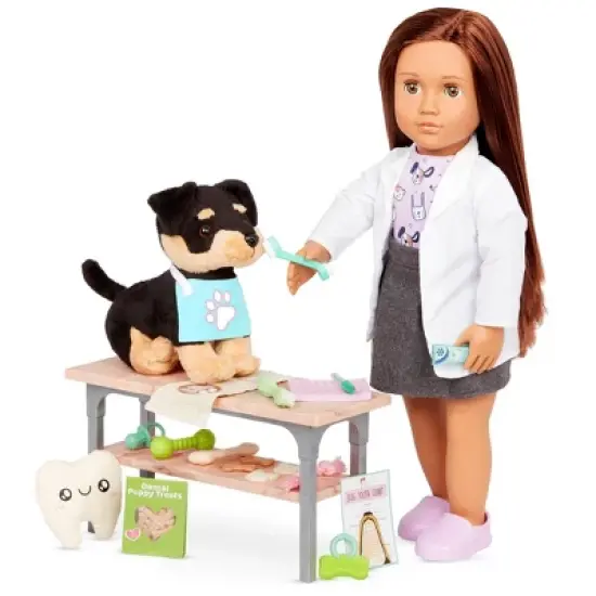 Our Generation Canine Care Pet Dentist Accessory Set for 18" Dolls image {1}