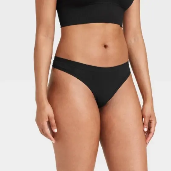 Women's Cotton Stretch Comfort Thong Underwear - Auden&trade; image {2}