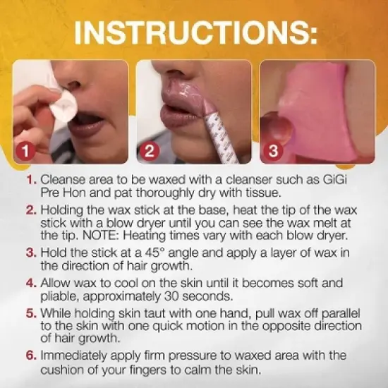 GiGi Blow Dry Wax Sticks 2ct - 1.44oz/2ct image {4}