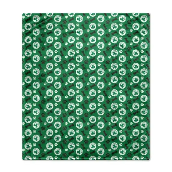 NBA Boston Celtics Bones Repeat Pet Blanket image {1}