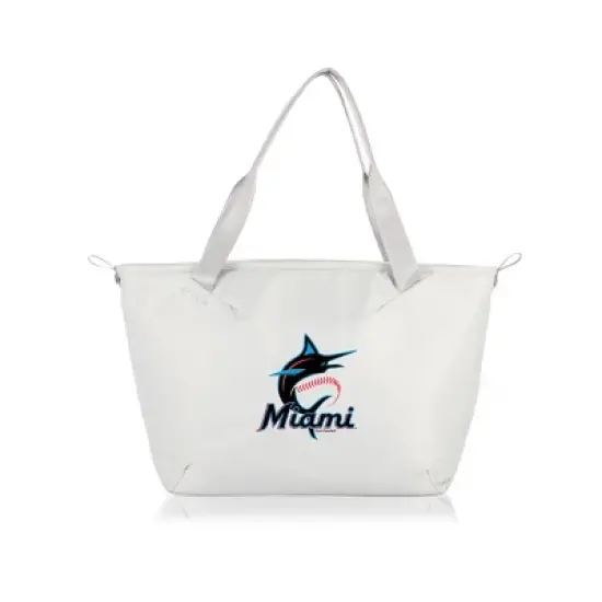 MLB Miami Marlins Tarana Cooler Tote Bag - Halo Gray image {4}