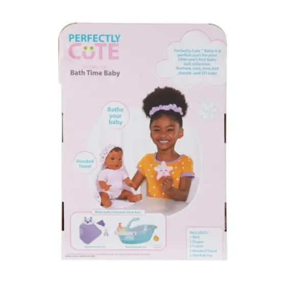 Perfectly Cute Bathtime Baby Doll - Brown Hair image {4}