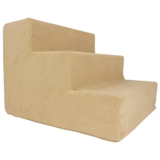Precious Tails High Density Foam Steps Dog Stairs - Camel image {4}