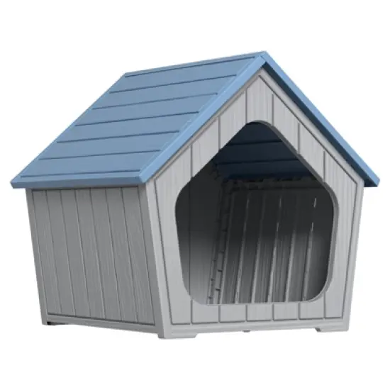 SEVOBAL Pet Crates and Houses Small Wooden Cat House Cozy Sturdy Easy Assembly No Tools Needed for Living Room Bedroom, Blue, 23.43"*22.64"*22.8" image {5}