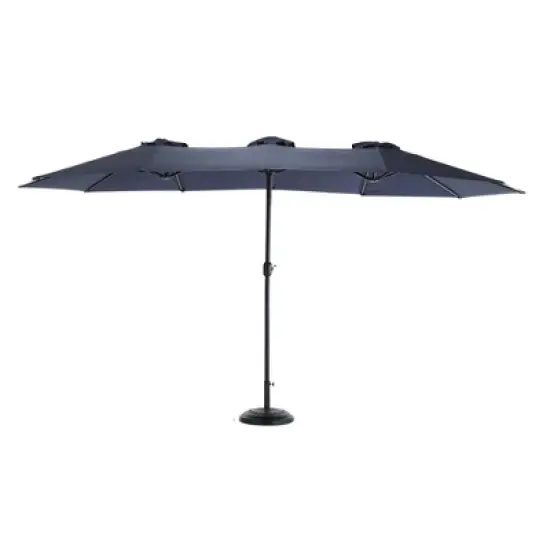Sapphtopaz 14.8Ft Patio Umbrella Double Sided Outdoor Waterproof Large Umbrella Sun Shades with Crank for Garden, Pool, Backyard, Patio image {8}