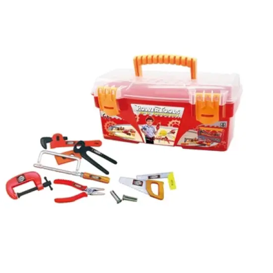 Link 26-Piece Tool Box Playset With Realistic Functioning Tools And Removable Tool Tray image {7}