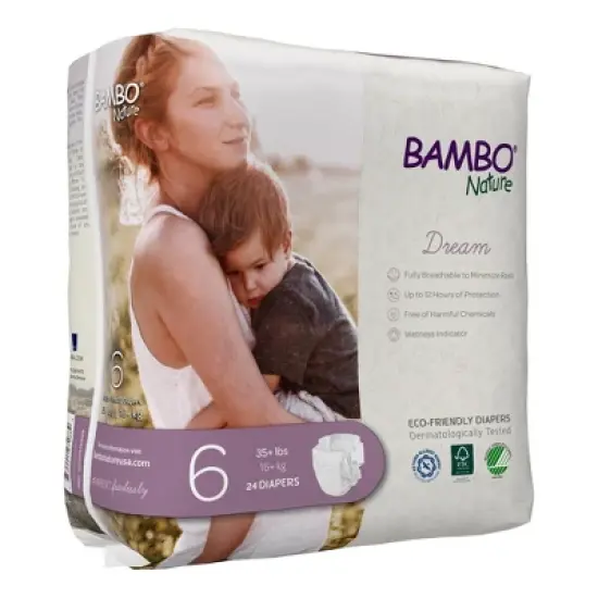 Bambo Nature Dream Disposable Diapers, Eco-Friendly, Size 6 image {2}