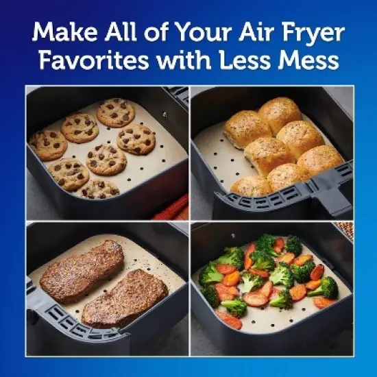 Reynolds Kitchens Unbleached Parchment Air Fryer Liners - 30ct/16.875sq ft image {7}