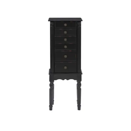 Aria Jewelry Armoire Black - Powell Company image {3}