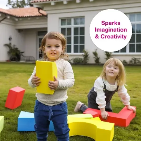 Edushape 726033 Big Edu-Color Blocks, 32 Piece image {1}