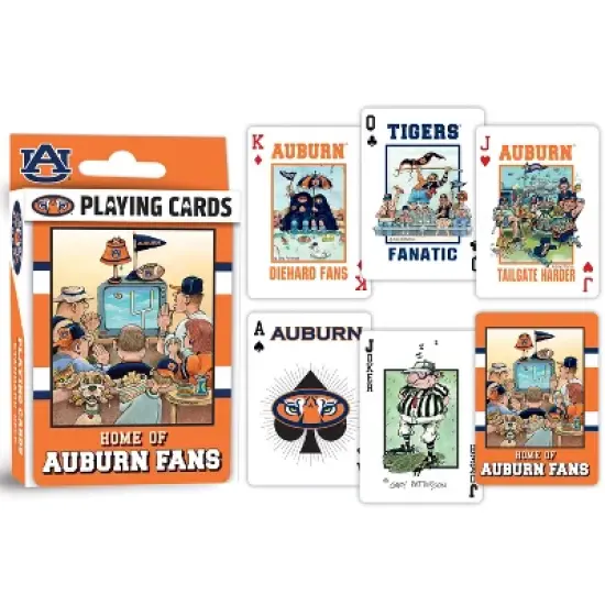 MasterPieces Officially Licensed NCAA Auburn Tigers Fan Deck Playing Cards - 54 Card Deck image {3}