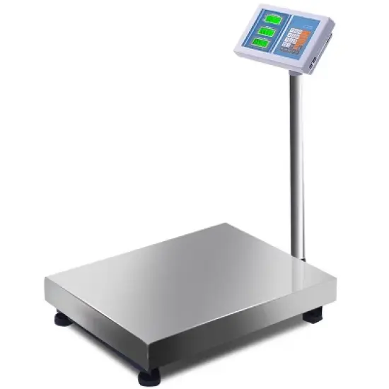 Costway 660lbs Weight Computing Digital Floor Platform Scale Postal Shipping Mailing image {10}