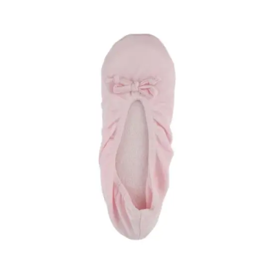Softones by MUK LUKS Women's Stretch Satin Ballerina Slipper image {6}