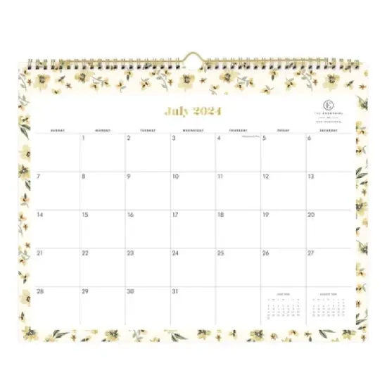 The Everygirl X Day Designer 2024-25 Monthly Planner 15"x12" Wirebound Prairie Cream: Wall Calendar, Adult Stationery image {3}