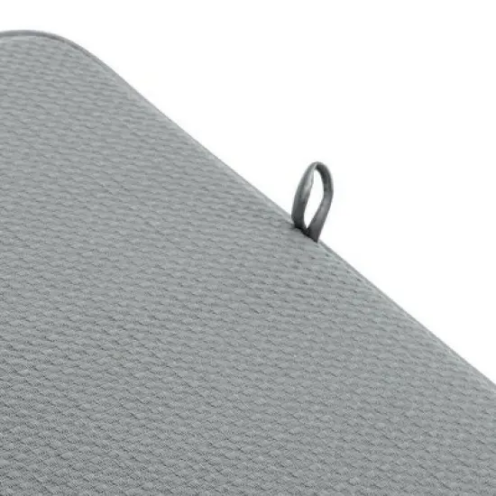 Norpro 12" x 18" Washable Microfiber Dish Drainer Glass Drying Mat Pad - Grey (2 Pack) image {3}