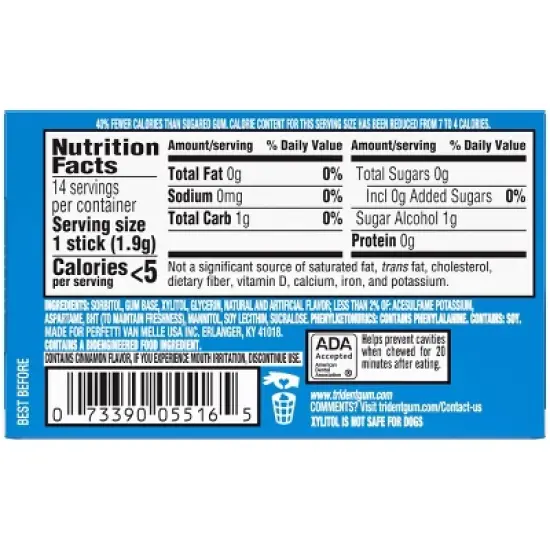 Trident Original Wallet Chewing Gums - 14pc image {2}