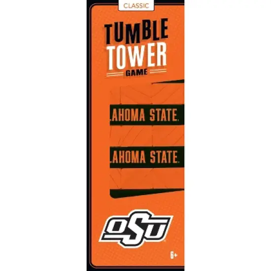 MasterPieces Real Wood Block Tumble Towers - NCAA Oklahoma State Cowboys image {4}