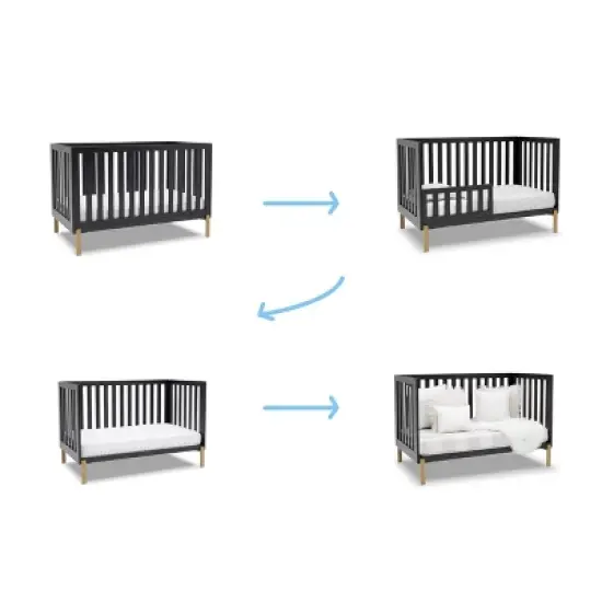 Delta Children Hendrix 4-in-1 Convertible Crib image {3}