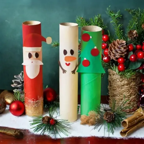 Bright Creations 24 Pack Brown Cardboard Tubes for Crafts, Empty Paper Towel Rolls for DIY Projects, Classrooms (1.7x10 in) image {3}