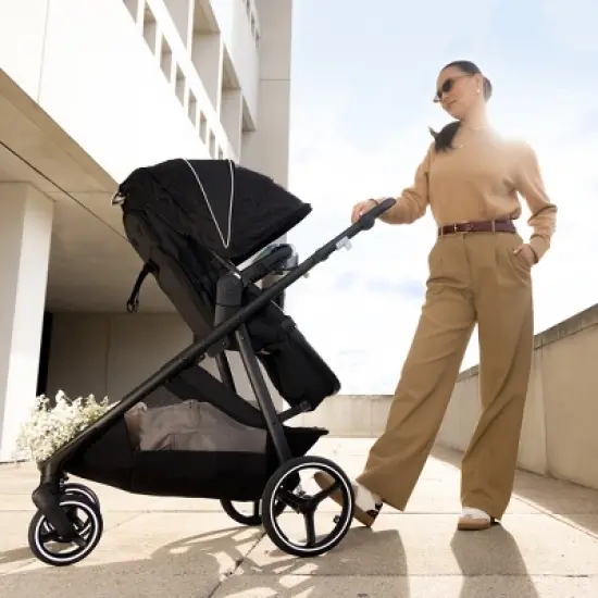 Evenflo Shyft Intuiti+ Modular Stroller - Dubhan Black image {19}
