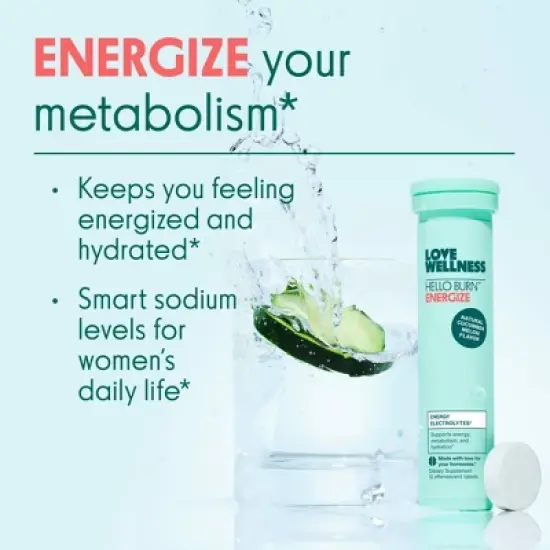 Love Wellness Hello Burn Energize Electrolyte - 12ct image {6}
