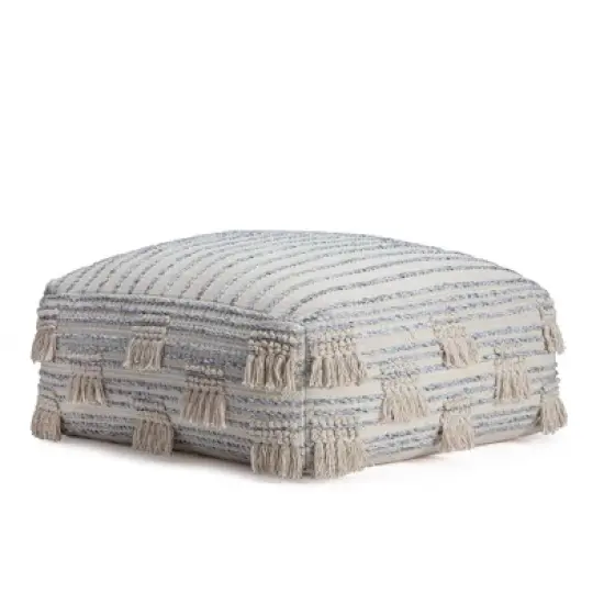 Trestles Ottoman Beige/Gray - Anji Mountain image {1}
